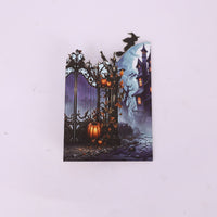 Halloween Haunted House Ornament Greeting Card