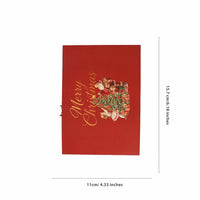 Red Christmas Tree Greeting Card