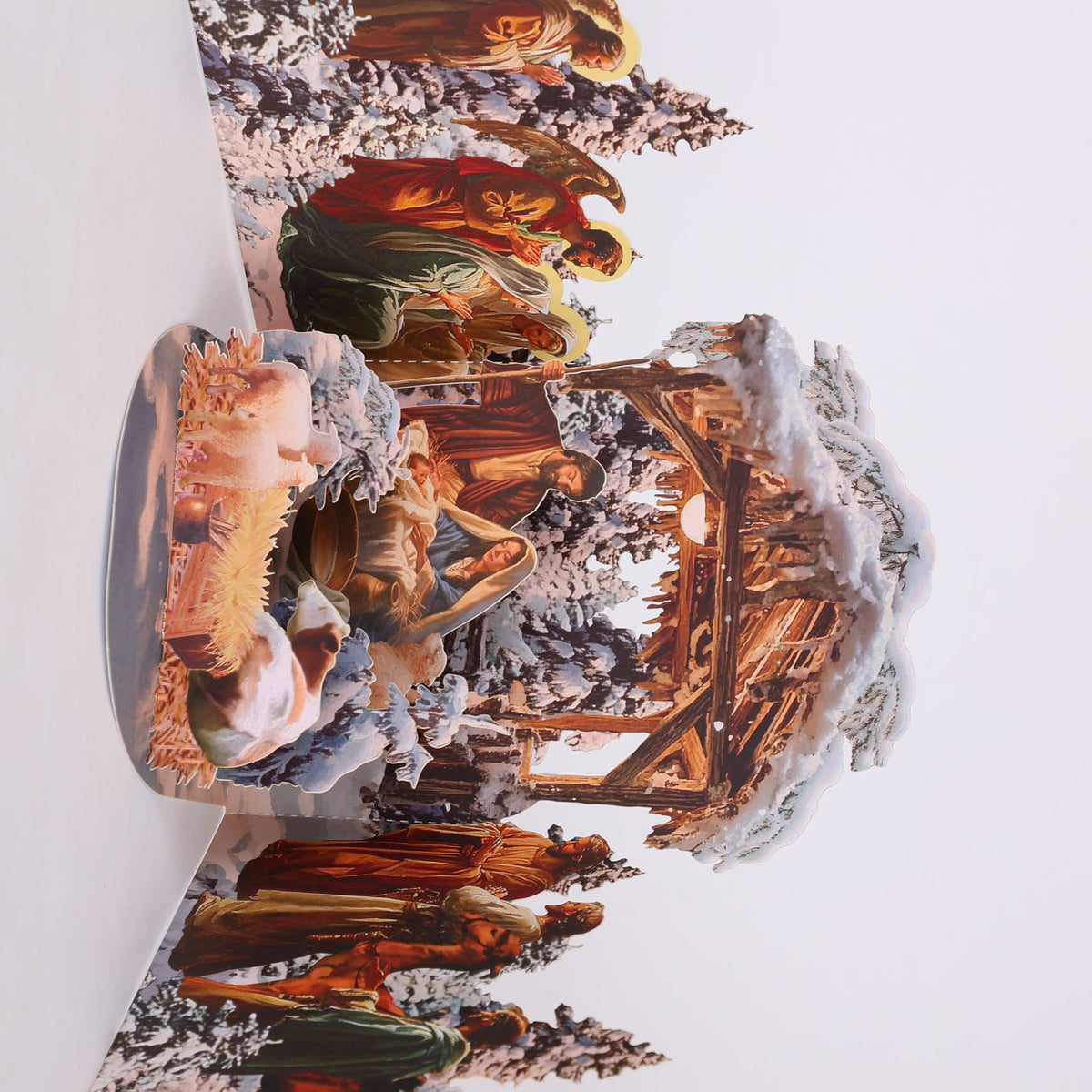 Nativity Double Door 3D Pop Up Card