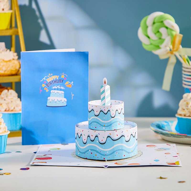 Birthday Cake Pop Up Card