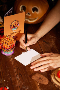 Halloween Pumpkin Cupcake Pop Up Card