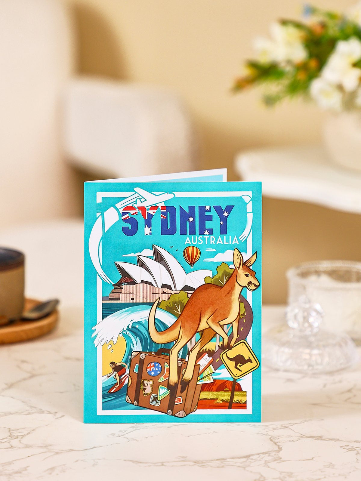Australia City 3D Pop Up Card