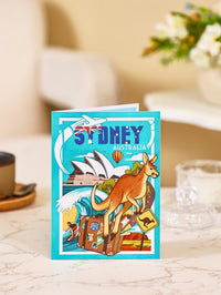 Australia City 3D Pop Up Card
