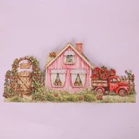 Strawberry Gardening Double Door 3D Pop Up Card