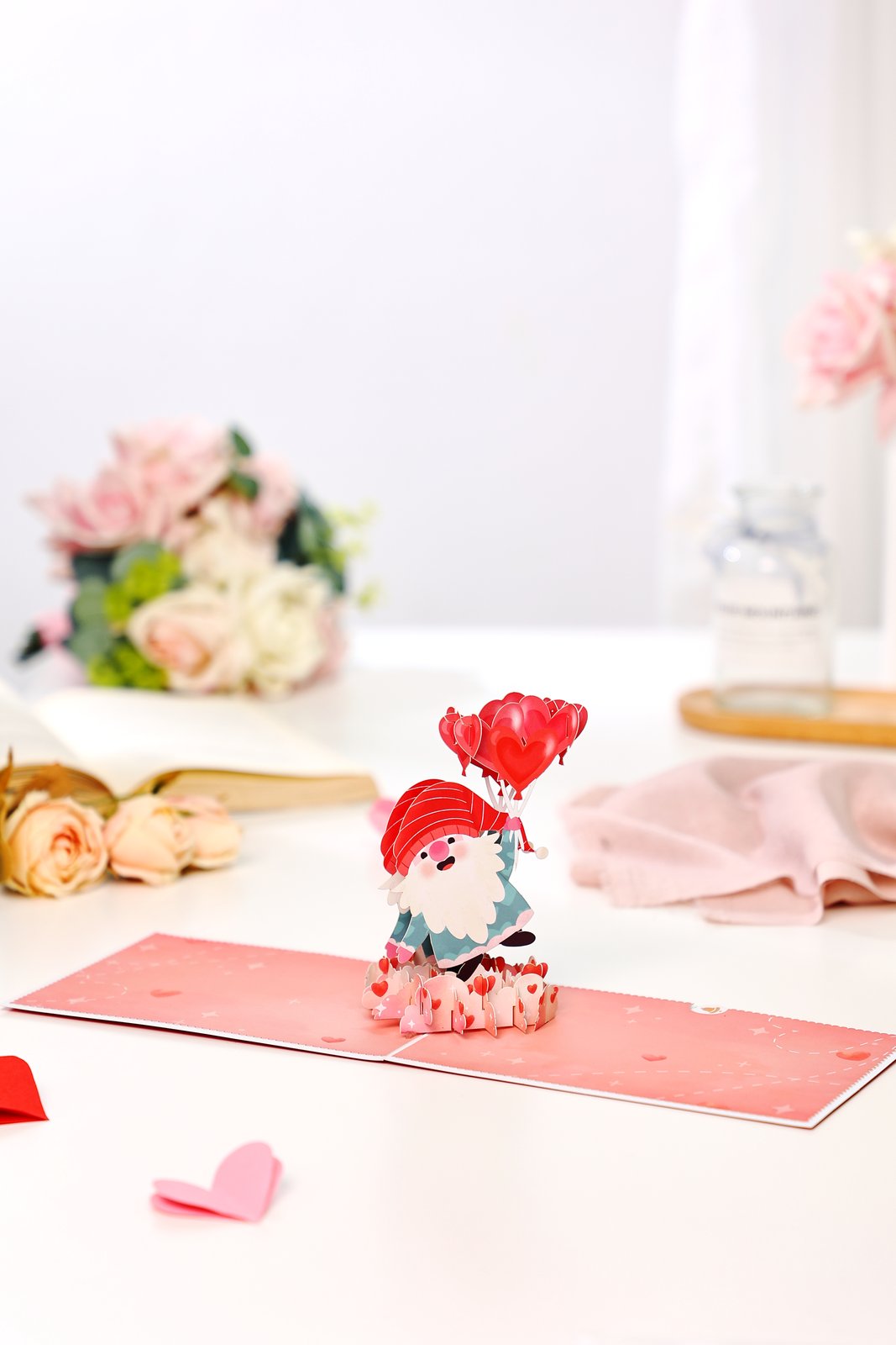 Heart Gnome 3D Pop Up Card