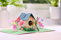Hummingbird House Greeting Card