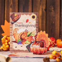 Pumpkin Turkey Greeting Card