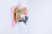 Tulip Hummingbird Greeting Card