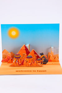 Egypt Scenery 3D Pop Up Card