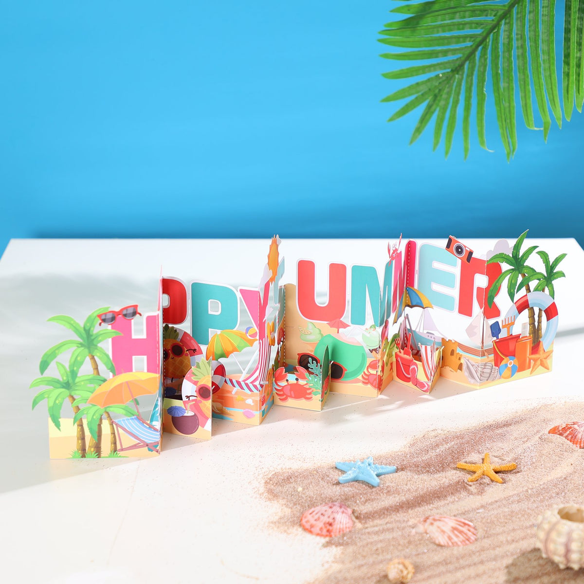 Summer Happy Slim Card