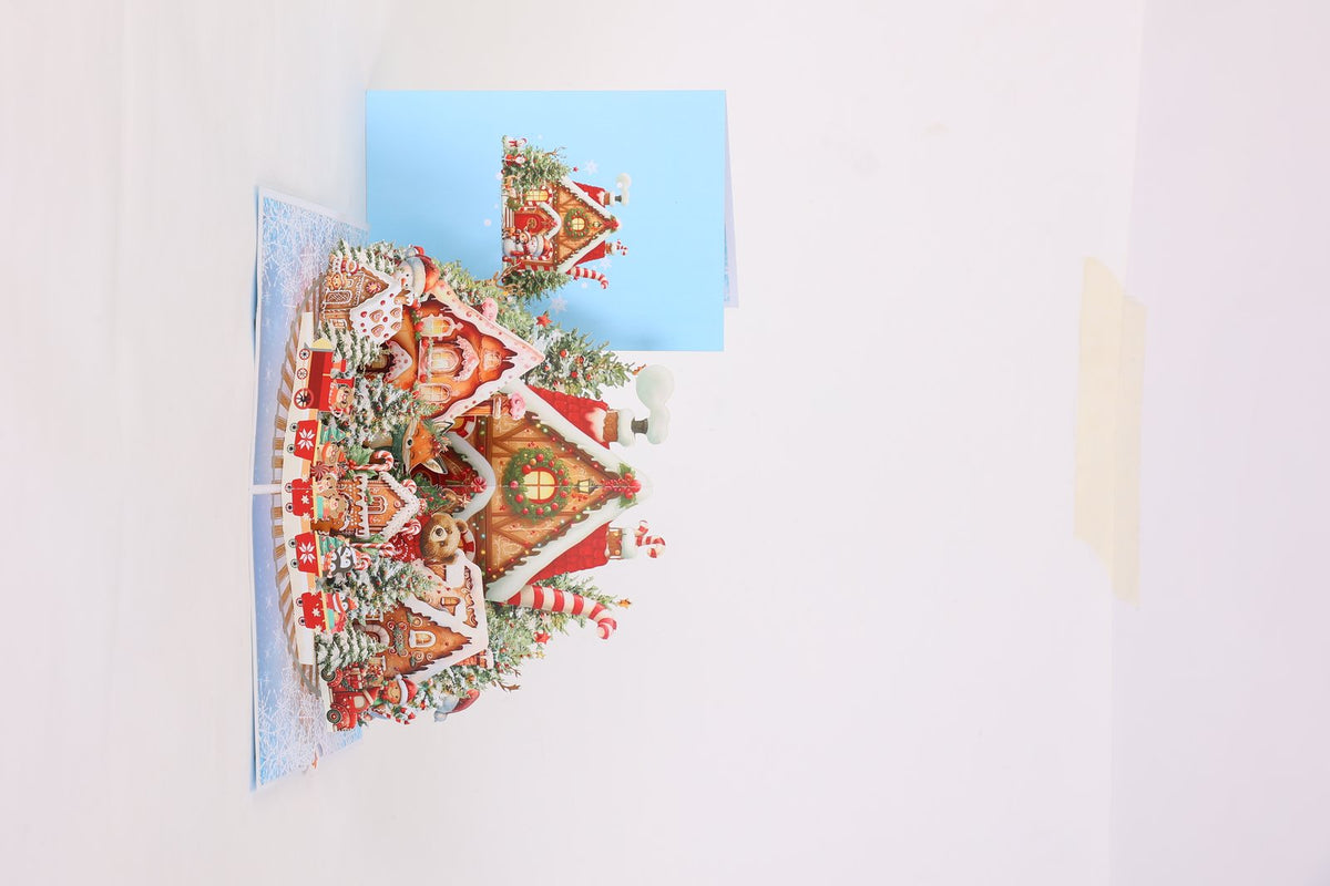 Gingerbread House 3D Pop Up Card