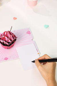 Valentine's Day Heart Cake Greeting Card
