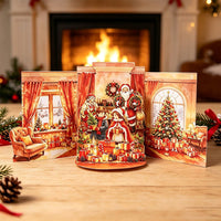 Christmas Double Door Pop Up Card