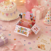 Dog Birthday Box Card