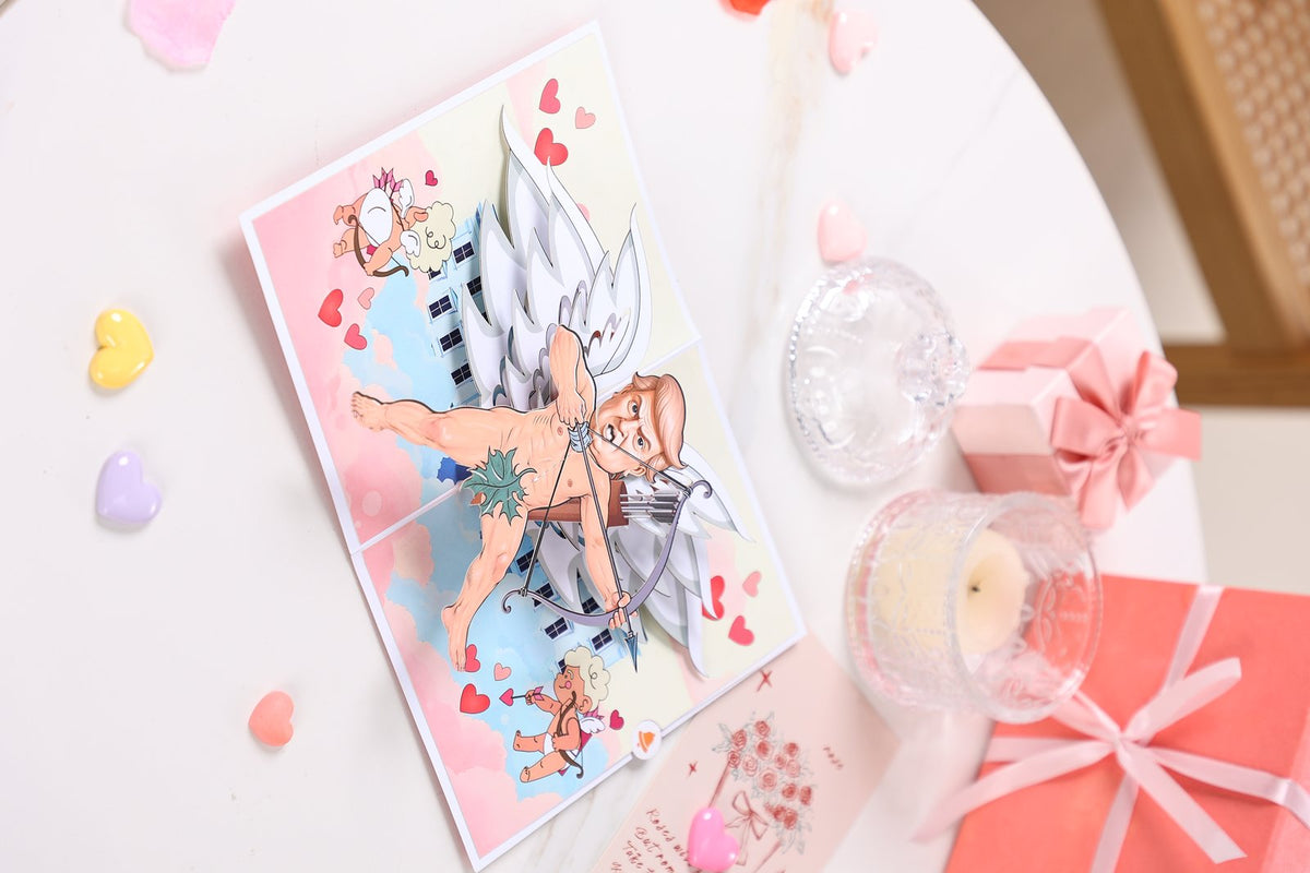 Cupid Wings Greeting Card