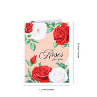 Red Rose Flip Pop Up Card