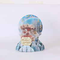 Carousel Crystal Ball Birthday Greeting Card