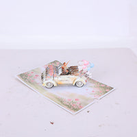 Wedding Car Pop Up Card