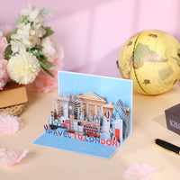 London City 90° 3D Pop Up Card