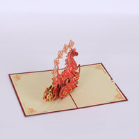 Year Of The Horse New Year Greeting Card