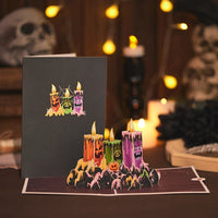 Halloween Candle Pop Up Card