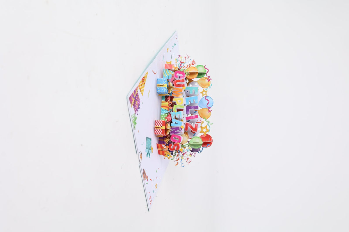 Spain Birthday 3D Pop Up Card