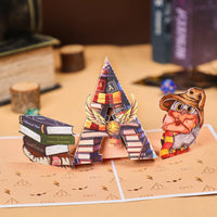 Wizard Hat Flip Pop Up Card