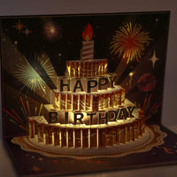 Fireworks LED Lights & Music Birthday Greeting Card