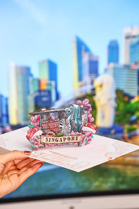 Singapore 3D Pop Up Card