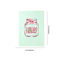 Christmas Pink Green Gift 3D Pop Up Card