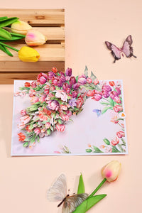 Tulip 3D Pop Up Card
