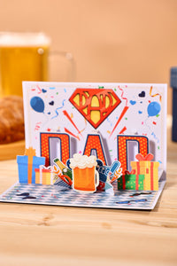 Super Dad Greeting Card