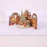 Christmas Scene Double Door 3D Pop Up Card