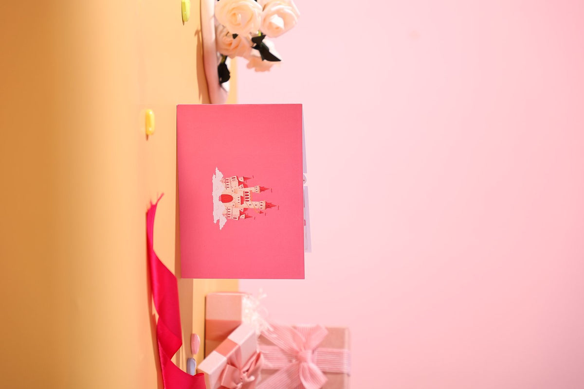 Valentine's Day Castle Greeting Card