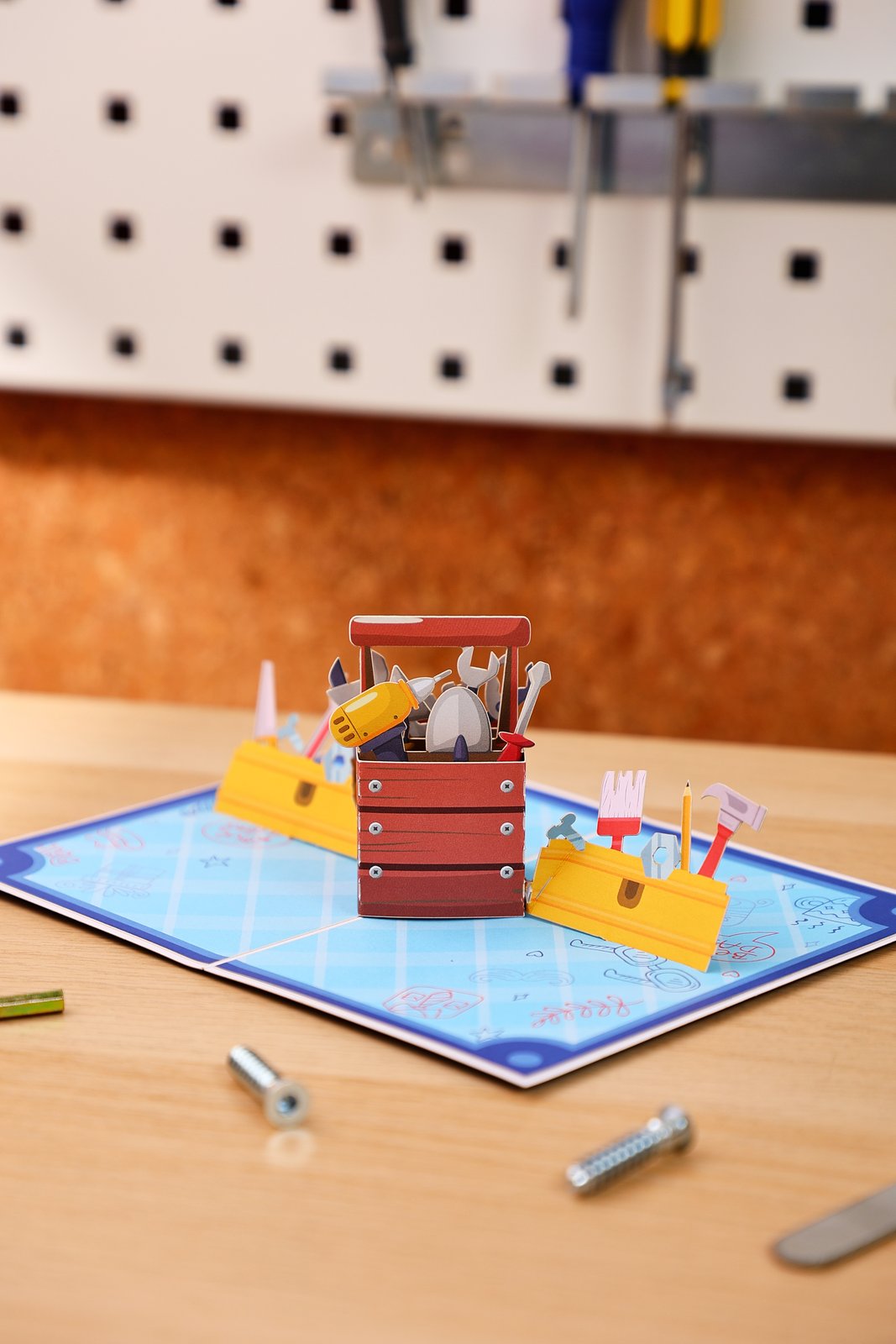 Father's Day Toolbox 3D Pop Up Card