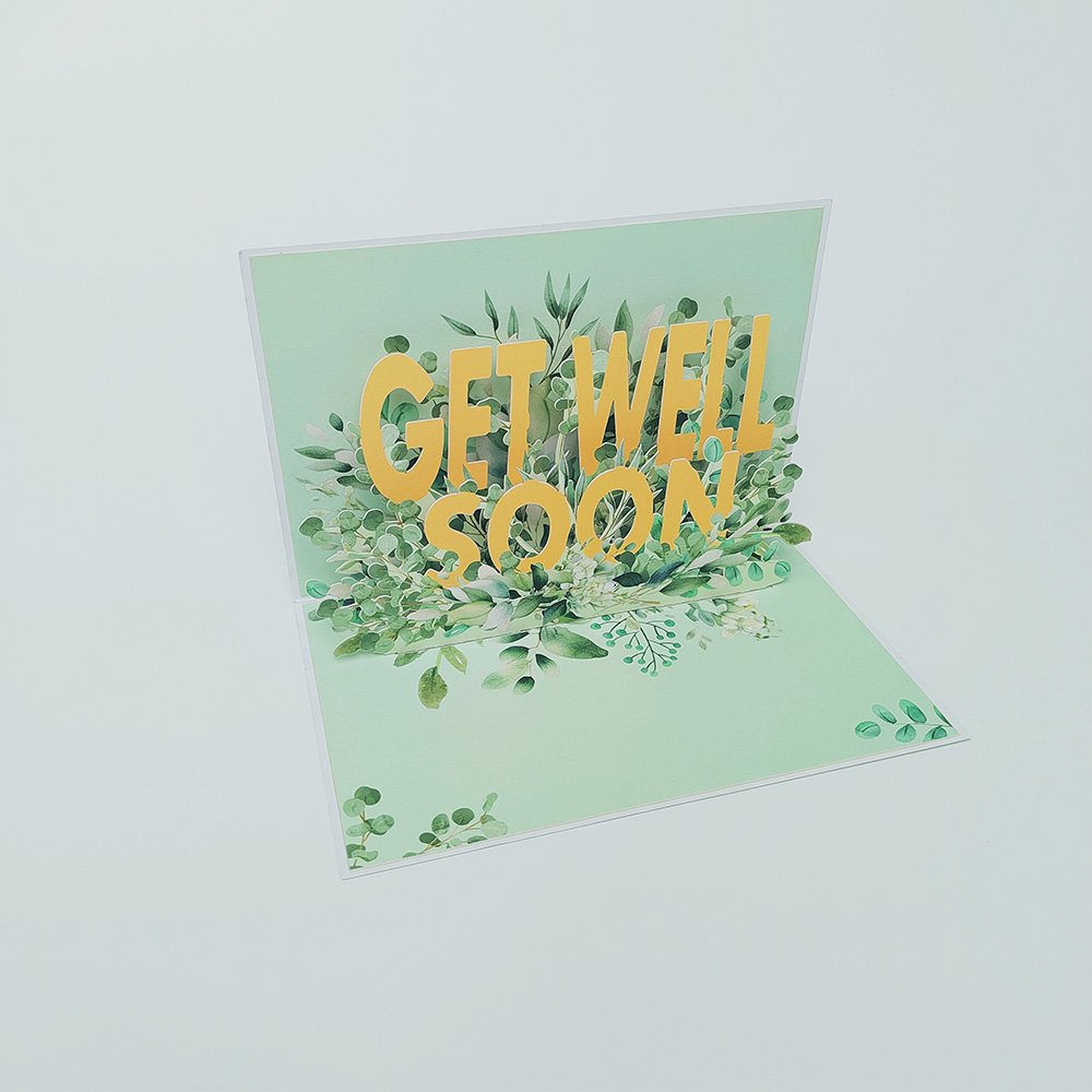 Get Well Soon 3D Pop Up Card