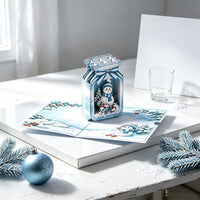 Christmas Snowman 3D Pop Up Card