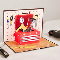 Father's Day Toolbox 3D Pop Up Card