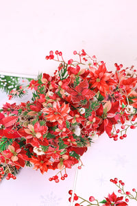 Poinsettia 3D Pop Up Card