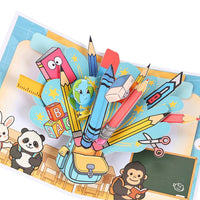 Back To School 3D Pop Up Card