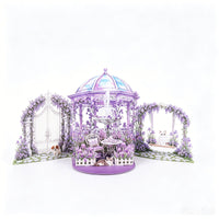 Garden Double Door Pop Up Card