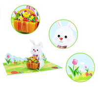 Bunny Basket 3D Pop Up Card