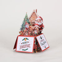 Christmas Party Flower Box Card