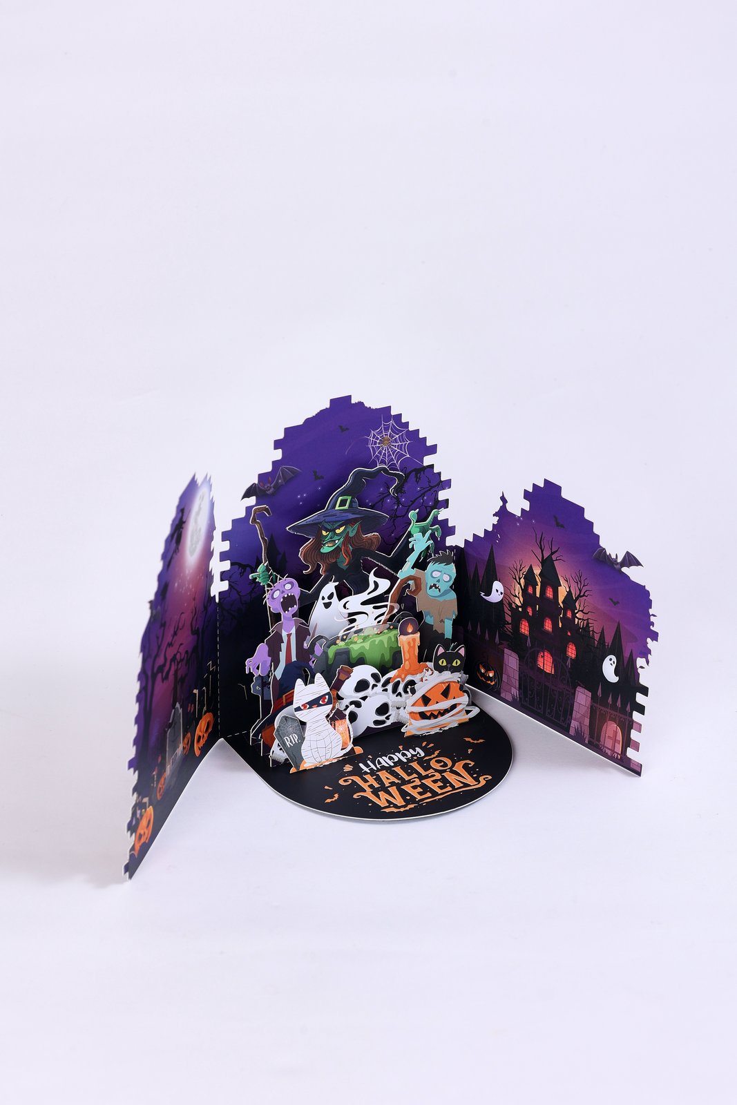 Halloween Double Door Pop Up Card