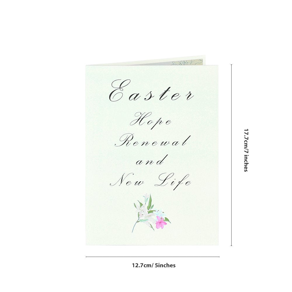 Easter Floral Flip Pop Up Card