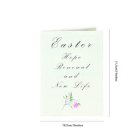 Easter Floral Flip Pop Up Card