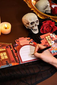 Halloween Haunted House Double Door Pop Up Card