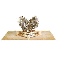 Father's Day Nuts & Bolts 3D Pop Up Card