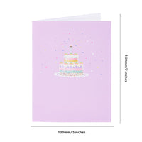 Candy Cake 3D Pop Up Birthday Card