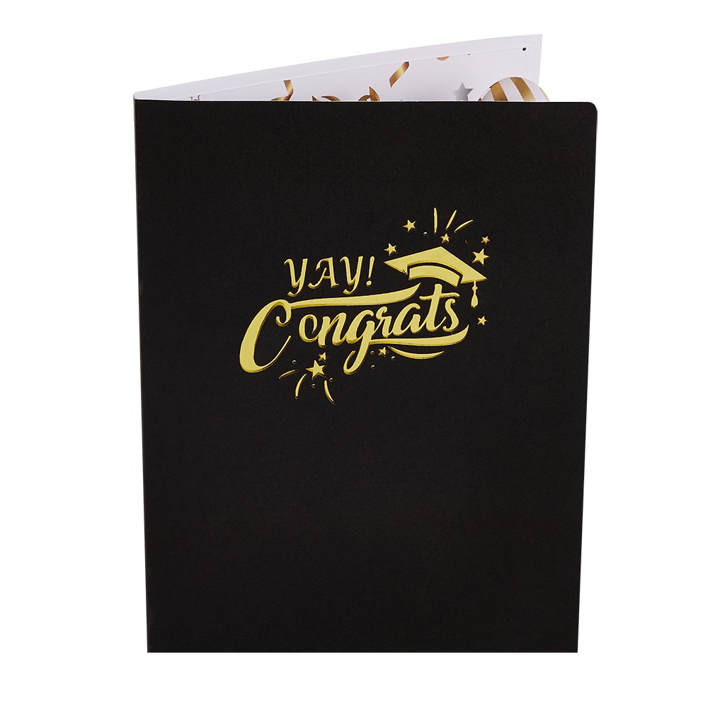 Personalized Congratulations 3D Pop Up Card